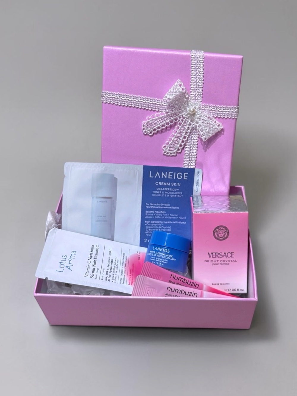 Pink Beauty Gift Box – Laneige & Versace NEW